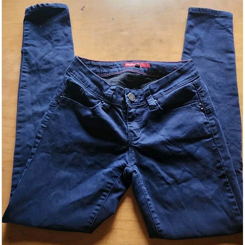 ymi wannabettabutt Twill Skinny size 1 navy blue stretch